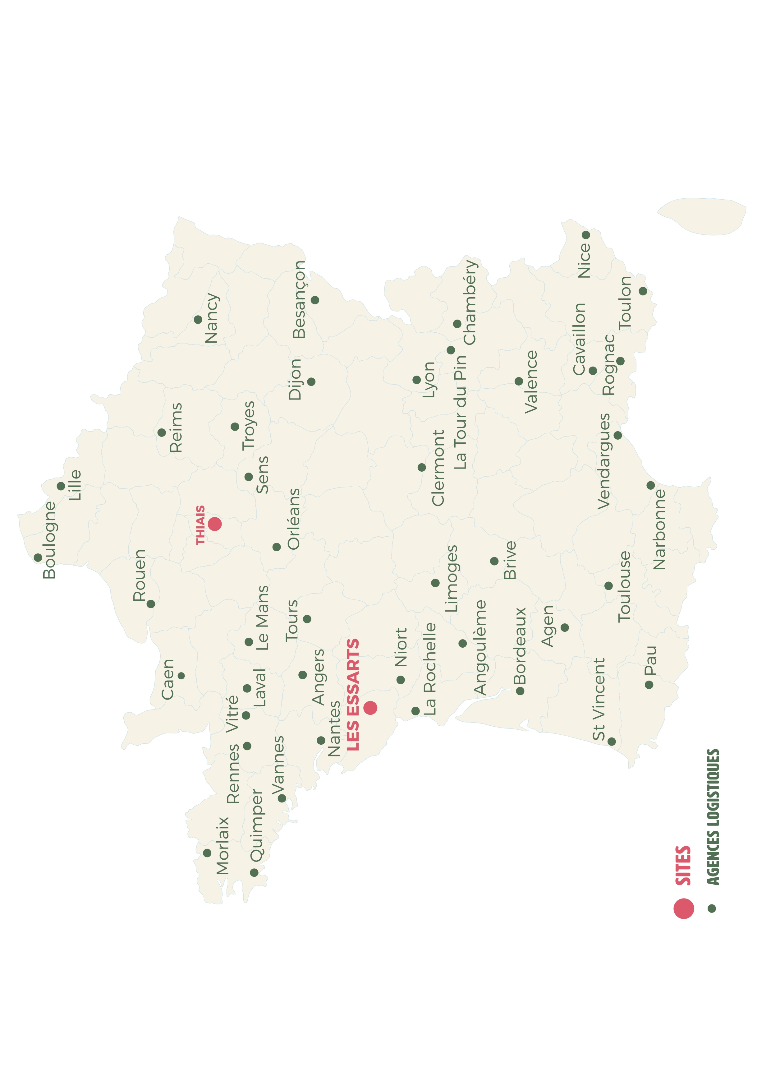 Carte de France - Couverture nationale